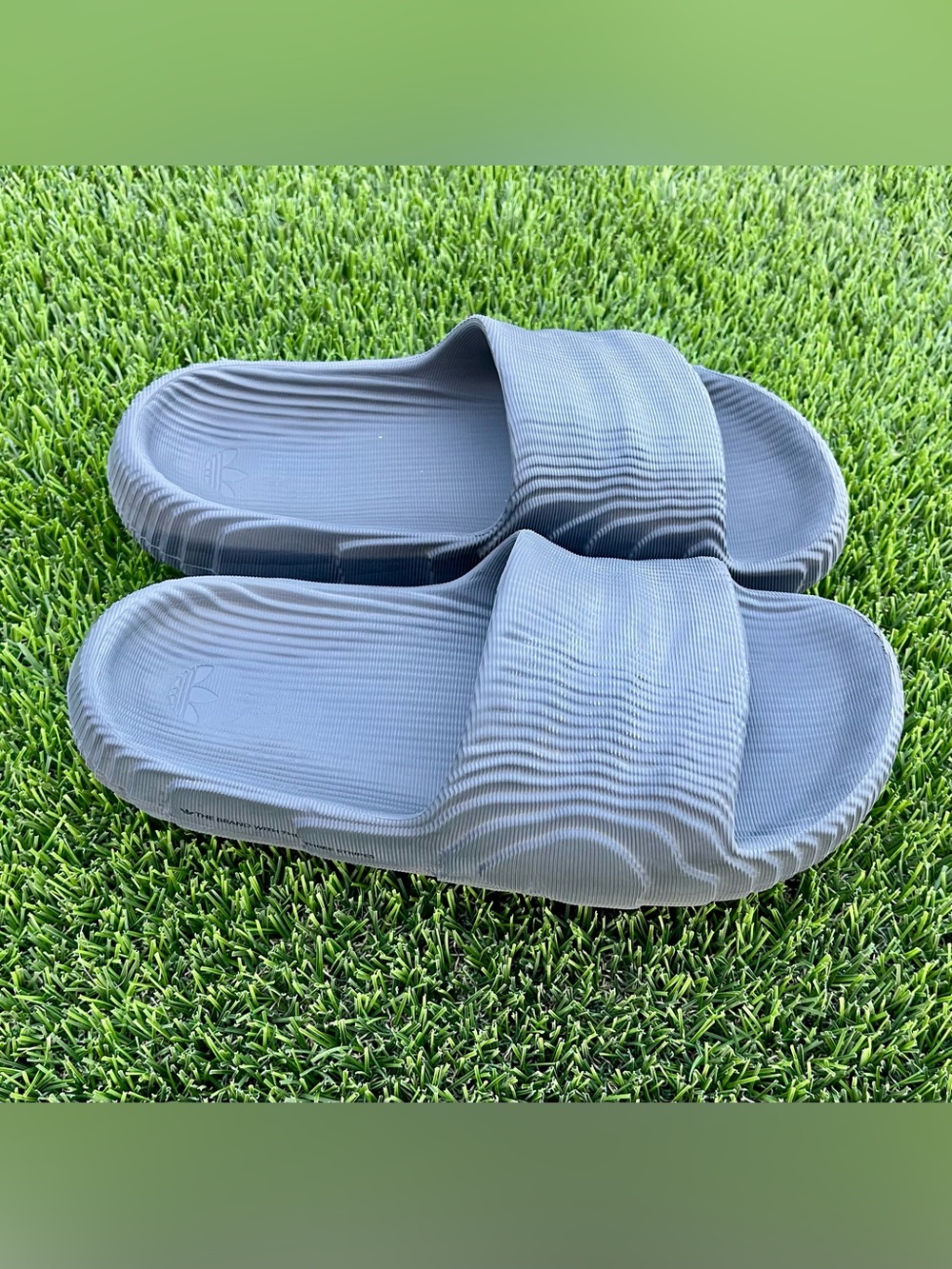 Adidas Originals Adilette 22 Slides - Grey (Fits Like Men's 7.5 - 8 / Women's 9)